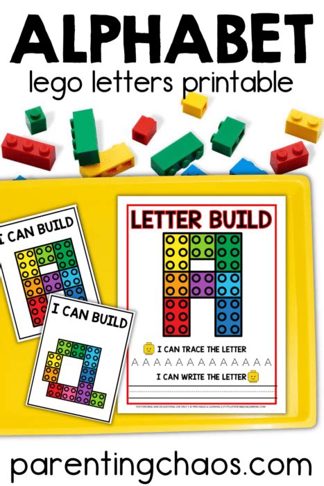 Alphabet Lego Letters Printable ⋆ Parenting Chaos