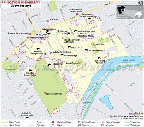 31 Princeton Univ Campus Map Maps Database Source