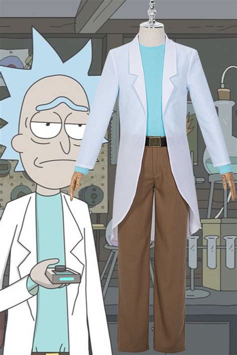 Rick And Morty Rick Sanchez Cosplay Costume Hallowcos Morty Costume