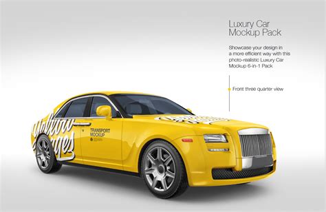 Luxury Car Mockup Pack 6 In 1 Pack Creative Bundles