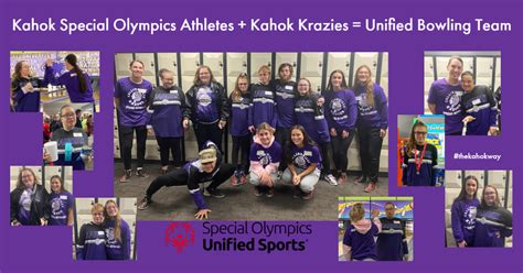 Kahok Special Olympics Athletes Joined By Partners For Unified Bowling