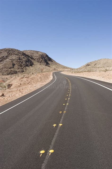 Long Desert Road Stock Photo Image Of Desert Curve Asphalt 3485138