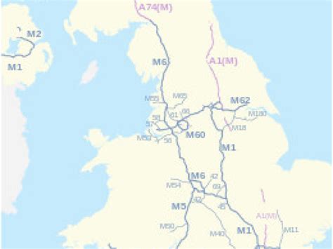 Motorway Map Of England M15 Motorway Great Britain Wikivividly