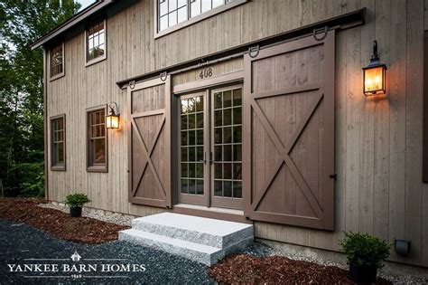 Traditional Exterior Sliding Barn Doors Are The Perfect Feature For A