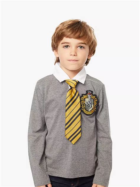 Fabric Flavours Kids Harry Potter Hufflepuff Uniform Long Sleeve Top