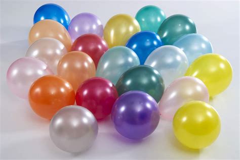 Party Balloons 12 Inch Assorted Color Metallic Latex Balloons Birthday