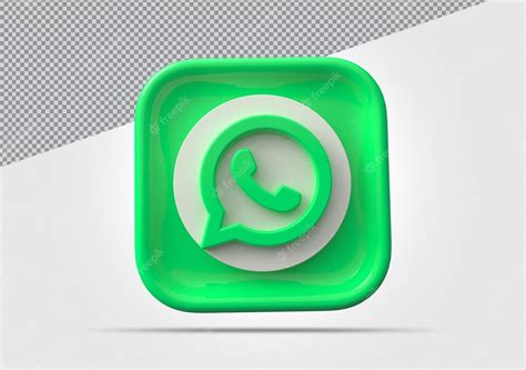 Premium Psd Whatsapp Icon Social Media 3d Render