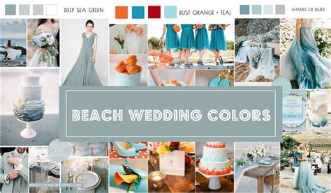 🌺🌴 Top 10 Beach Wedding Colors For 2024 Colorsforwedding