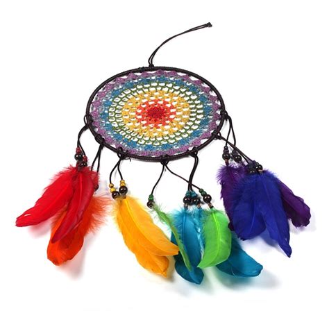 Colorful Feather Dream Catcher Handmade Decorative Pendant Dreamcatcher