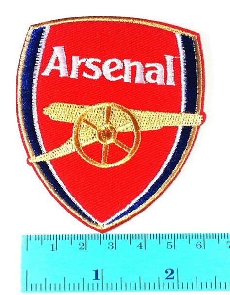 Arsenal Futbol Club Patch Badge Embroidered Iron On Applique Etsy