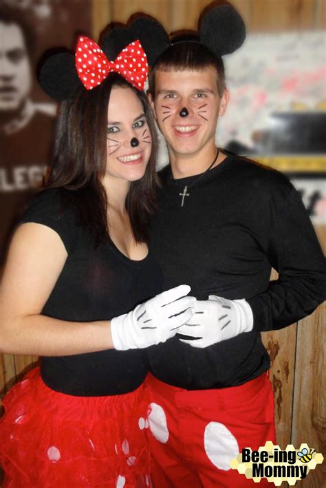 mickey and minnie mouse inspired couple s costume