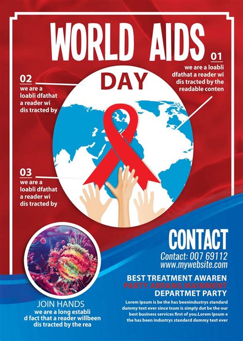 world aids day flyer poster