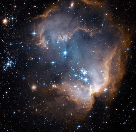 Esa Hubbles View Of N90 Star Forming Region