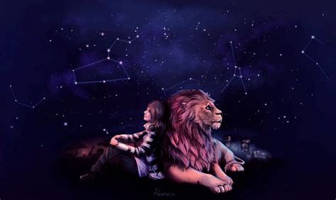 Girl Dreaming With Lion Wallpaper Hd Fantasy 4k Wallpapers Images And