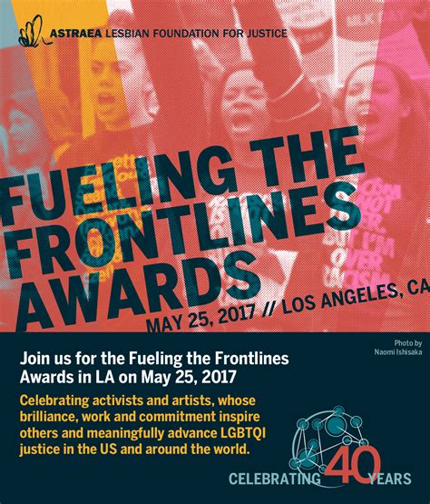 Join Us In Los Angeles May Th For Fueling The Frontlines Astraea Lesbian Foundation For Justice