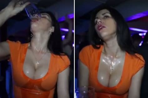 Bust Brunette Shows How To Down Pint Of Beer In Viral Facebook Video