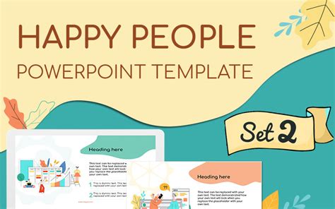 Happy People Set 2 Powerpoint Template Templatemonster