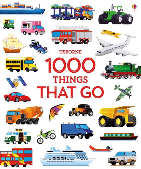 Usborne 1000 Things That Go Fun To Read Book Outlet兒童英文圖書專門店