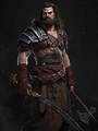 Fantasy, Warrior, Axe, Barbarian, Man, White Hair, HD wallpaper | Peakpx