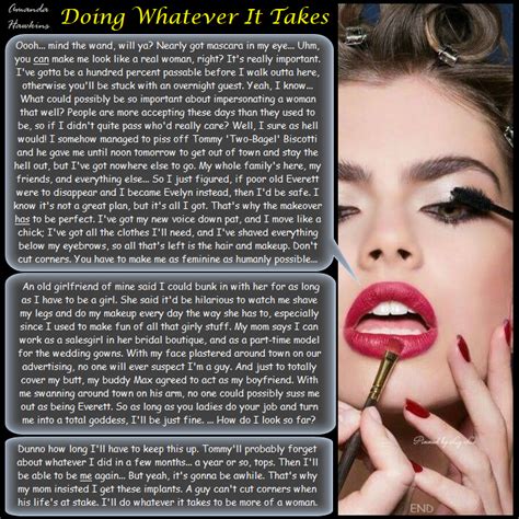 doing whatever it takes by amandahawkins71 on deviantart transgender captions sleep in hair