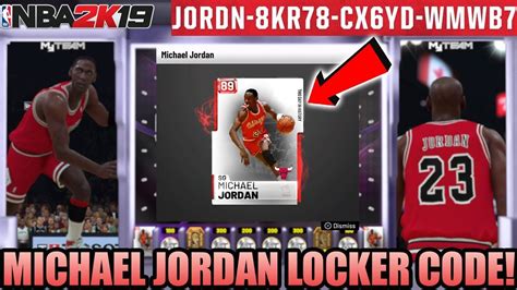 Keep track of them all here with our nba 2k21 locker codes tracker for myteam, which we will keep updated on the latest locker codes from the game. NBA 2K19 FREE MICHAEL JORDAN LOCKER CODE IN MYTEAM - YouTube