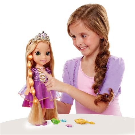 Disney 46816 Tangled Glow And Style Rapunzel Toddler Doll Dolls Amazon
