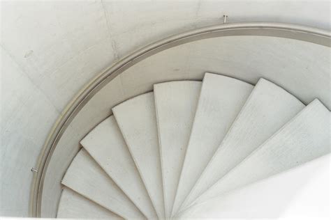 High Angle Photo Of White Spiral Staircase · Free Stock Photo
