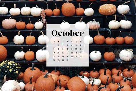 October Downloadable Desktop Wallpaper Desktop