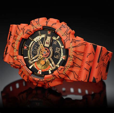 In the 3 o'clock position, there is a z motif. G-Shock X Dragon Ball Z GA110JDB-1A4 Limited Edition (Price, Pictures and Specifications)
