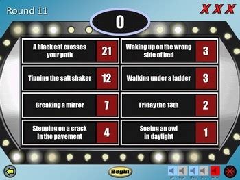 There are hundreds of questions and some of them are really tough. Halloween Family Feud Game by Bad Boy Wong Education | TpT