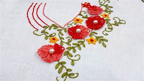 Hand Embroideryneckline Embroidery Gorgeous Neck Design For Dress