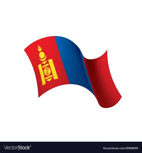 Mongolia Flag Royalty Free Vector Image Vectorstock
