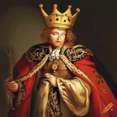 Image Of A Crowned King On Craiyon