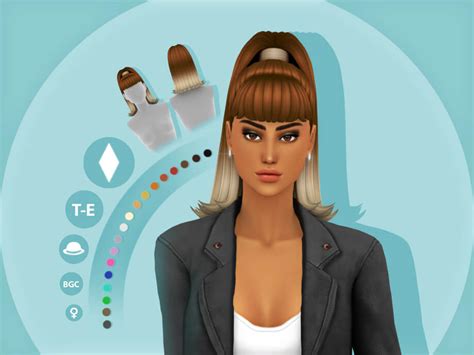 Sims 4 Ari Hairstyle By Simcelebrity00 The Sims Game