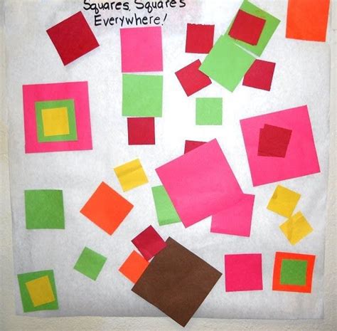 Image Result For Crafts With Squares For Preschoolers Preschool