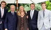 David Frost & Lady Carina Fitzalan-Howard with their three sons ...
