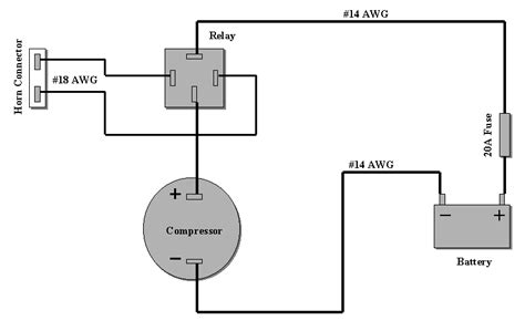 Relay Wiring Diagram For Air Horns
