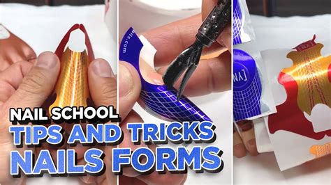 Yn Nail School Tips And Tricks With Nail Forms Youtube