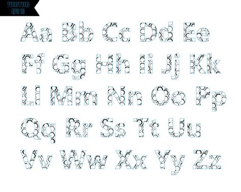Stencil Font Vector Png Images Black Stencil Alphabet Font Template