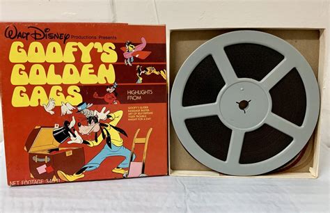 Walt Disney Goofys Golden Gags Vintage Reel To Reel 8mm Film Tape Ebay