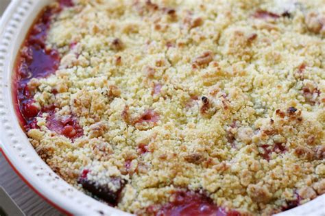 Easy Rhubarb Crumble Delicious Dessert Cooking With My Kids