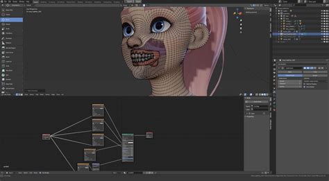 Blender Character Head Model Cg Cookie