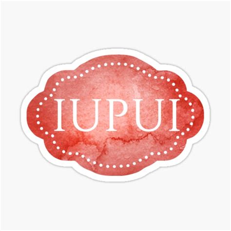 Iupui Sticker For Sale By Ssorg Redbubble