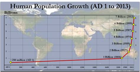 An Exponentially Growing Concern Overpopulation Environmental Concerns