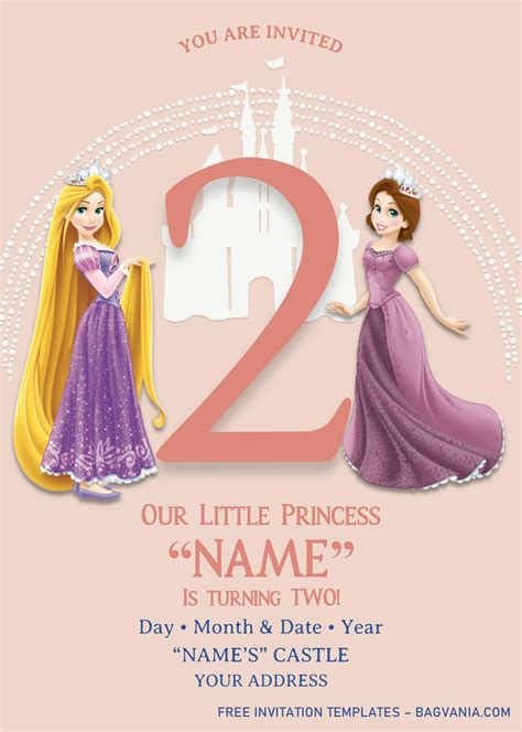 Disney Princess Printable Invitations