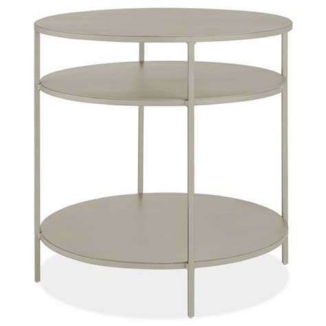 Slim Round End Tables Modern Bedroom Furniture Room And Board Round