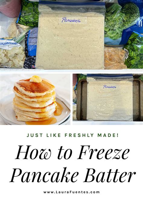 How To Freeze Pancake Batter Step By Step Laura Fuentes