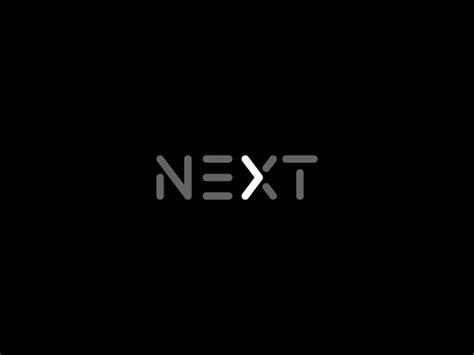 Next Text Logo Design Typographic Logo Design Graphic Design Logo