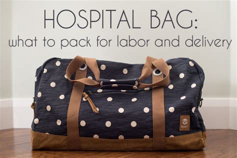 Peace of mind goes a long way when you're having a baby. What to Pack In Hospital Bag for Labor and Delivery