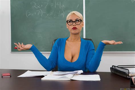 Horny Teacher Bridgette B Unleashes Big Tits And Gets Fucked In A